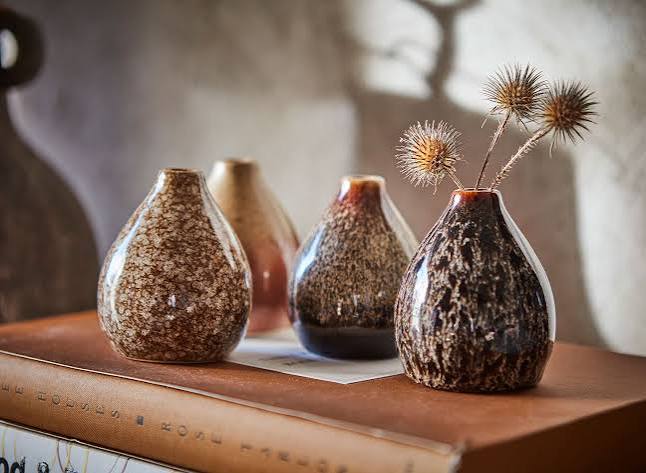 Vase en grès émaillé